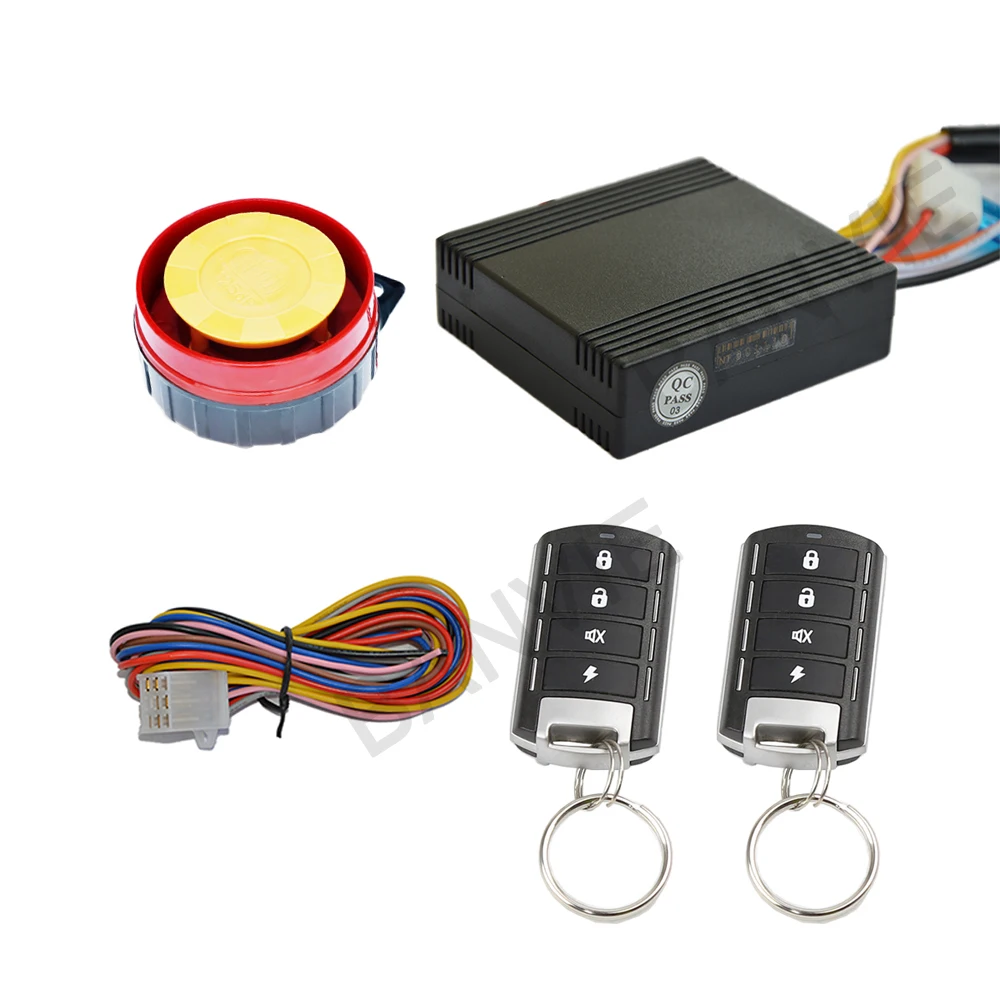 BANVIE 1-way Motorcycle Motorbike Anti-theft Security Alarm System with Remote Enigne Start
BANVIE 1-way Motorcycle Motorbike Anti-theft Security Alarm System with Remote Enigne Start