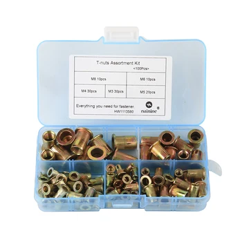 100Pcs/set M3 M4 M5 M6 M8 Zinc Plated Knurled Nuts Rivnut Flat Head Threaded Rivet Insert Nutsert Cap Rivet Nut Assortment HW111
100Pcs/set M3 M4 M5 M6 M8 Zinc Plated Knurled Nuts Rivnut Flat Head Threaded Rivet Insert Nutsert Cap Rivet Nut Assortment HW111