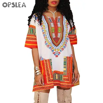 Opslea African Classic Print Loose Dresses For Women Tribal Ethnic Casual Dashiki 2019 Summer Crew Neck Short Sleeves Mini Dress
Opslea African Classic Print Loose Dresses For Women Tribal Ethnic Casual Dashiki 2019 Summer Crew Neck Short Sleeves Mini Dress