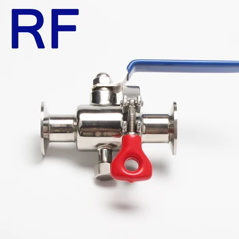RF 1.5" SS304 Clamp Type Non-Retention Ball Valve Sanitary Stainless Steel Valves For Homebrew Diary
RF 1.5" SS304 Clamp Type Non-Retention Ball Valve Sanitary Stainless Steel Valves For Homebrew Diary