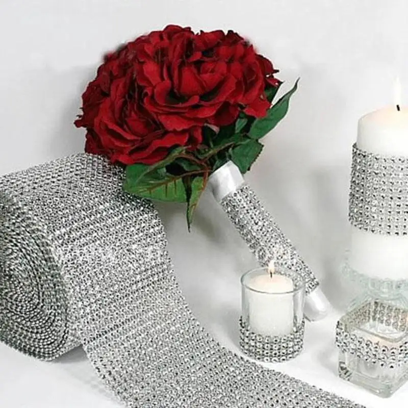 Wedding Decor Silver Diamond Mesh 1 yard/91.5cm Party Decoration Trim Roll Sparkle Rhinestone Bling Cake Ribbon Strass MTY
Wedding Decor Silver Diamond Mesh 1 yard/91.5cm Party Decoration Trim Roll Sparkle Rhinestone Bling Cake Ribbon Strass MTY