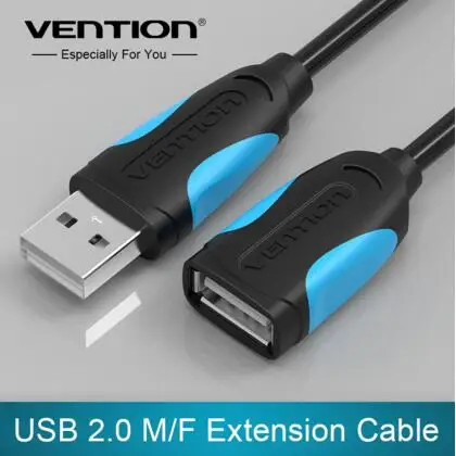Image Vention USB 2.0 Male to Female USB Cable Extend Extension Cable Cord Extender For PC Laptop