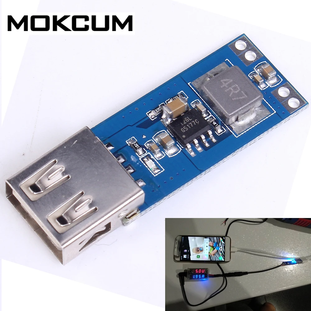 DC-DC 3V 3.3V 3.7V 4.2V to 5V 2A Step Up Power Module Power Bank Boost Converter Board USB Boost Module Vehicle Mobile Charger
DC-DC 3V 3.3V 3.7V 4.2V to 5V 2A Step Up Power Module Power Bank Boost Converter Board USB Boost Module Vehicle Mobile Charger