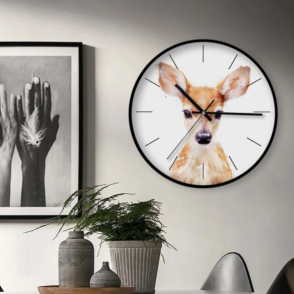 12 inch Metal Quartz Silent Large High Quality Wall Clock with Multi Cute Animal Patterns for Nursery Room Kids Room Wall Decor
12 inch Metal Quartz Silent Large High Quality Wall Clock with Multi Cute Animal Patterns for Nursery Room Kids Room Wall Decor