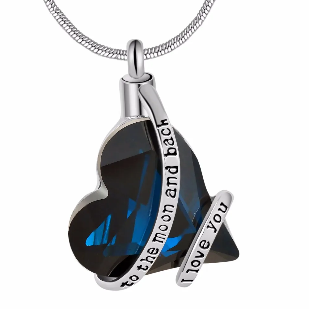 I Love You to The Moon and Back Memorial Cremation Jewelry Fashion Ash Urn Pendant Necklace,Stainless Steel Snake Chain
I Love You to The Moon and Back Memorial Cremation Jewelry Fashion Ash Urn Pendant Necklace,Stainless Steel Snake Chain