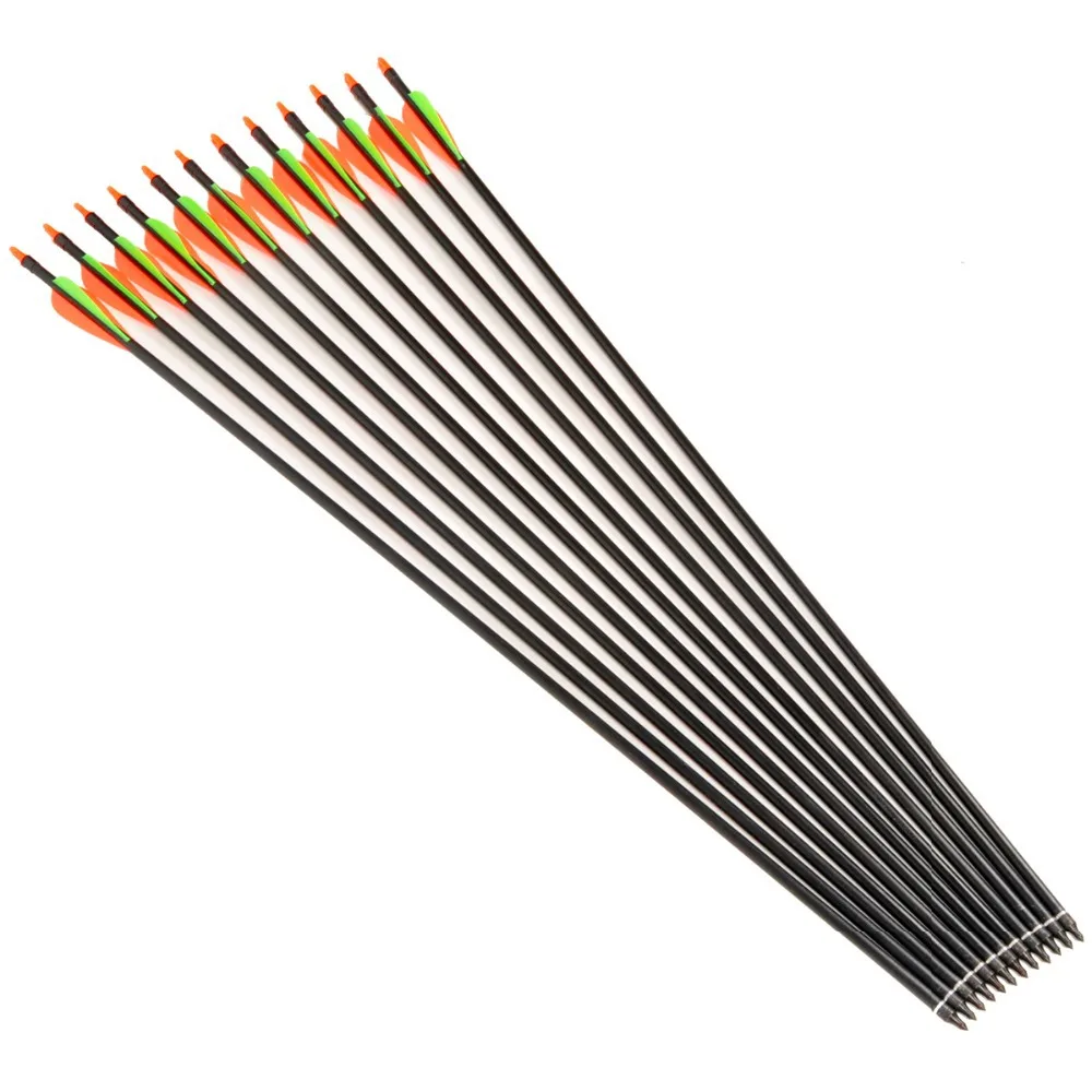 New Arrival Practical Hunting Shooting Top Sell 762mm Archery Fiberglass Arrows with Changeable Arrowheads and Plastic Feathers
New Arrival Practical Hunting Shooting Top Sell 762mm Archery Fiberglass Arrows with Changeable Arrowheads and Plastic Feathers