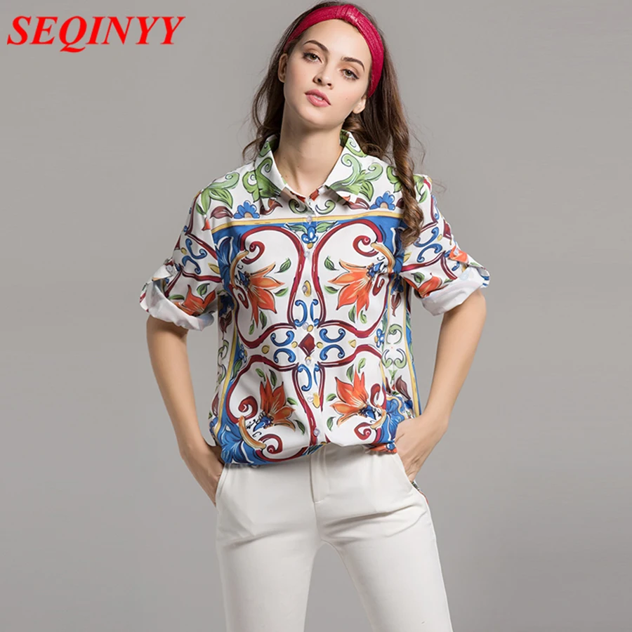 Multi Color White and Blue Porcelain Shirt Women 2017 Autumn Fashion Leaves Print 3/4 Quarter Sleeve Midi Length Boho Blouses
Multi Color White and Blue Porcelain Shirt Women 2017 Autumn Fashion Leaves Print 3/4 Quarter Sleeve Midi Length Boho Blouses