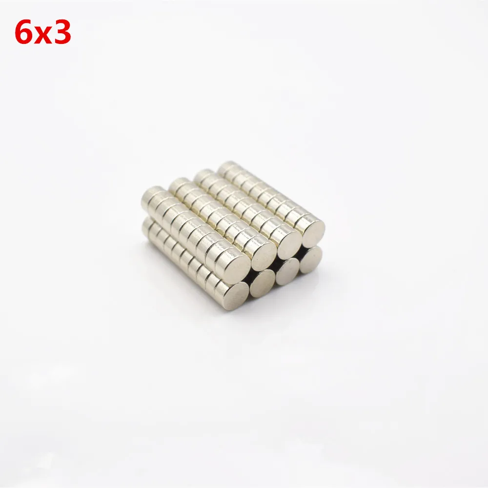 200pcs Neodymium magnet 6x3 Rare Earth small super Strong Round permanent 6*3mm fridge Electromagnet NdFeB nickle magnetic DISC
200pcs Neodymium magnet 6x3 Rare Earth small super Strong Round permanent 6*3mm fridge Electromagnet NdFeB nickle magnetic DISC