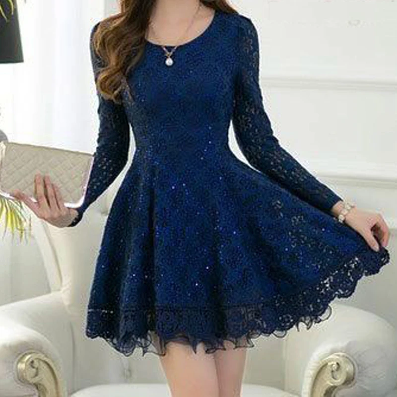 Long Sleeves Cocktail Dresses 2020 Scoop Sequins Applique Lace A-Line Mini Prom Dresses Dark Blue Short Party Dresses
Long Sleeves Cocktail Dresses 2020 Scoop Sequins Applique Lace A-Line Mini Prom Dresses Dark Blue Short Party Dresses