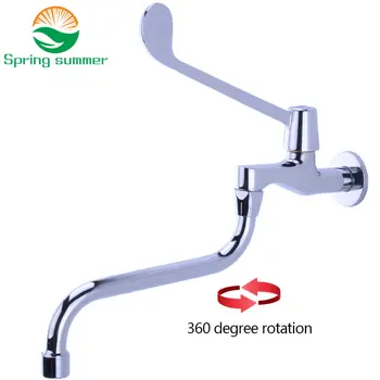SPRING SUMMER Long Handle Medical Disabled Swivel Chrome Single Hole Faucets,Lengthening rotation Medical faucet
SPRING SUMMER Long Handle Medical Disabled Swivel Chrome Single Hole Faucets,Lengthening rotation Medical faucet