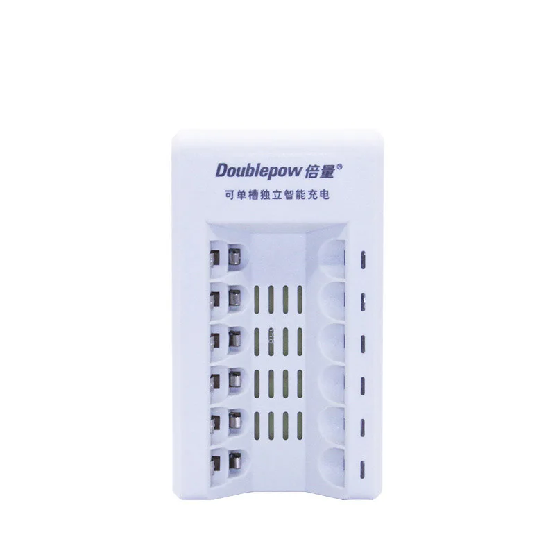 6 slots Doublepow DP-K206 Universal Intelligent Rapid Charger for 1.2V AA/AAA Ni-MH & Ni-CD batteries 4 universal plug for chose
6 slots Doublepow DP-K206 Universal Intelligent Rapid Charger for 1.2V AA/AAA Ni-MH & Ni-CD batteries 4 universal plug for chose