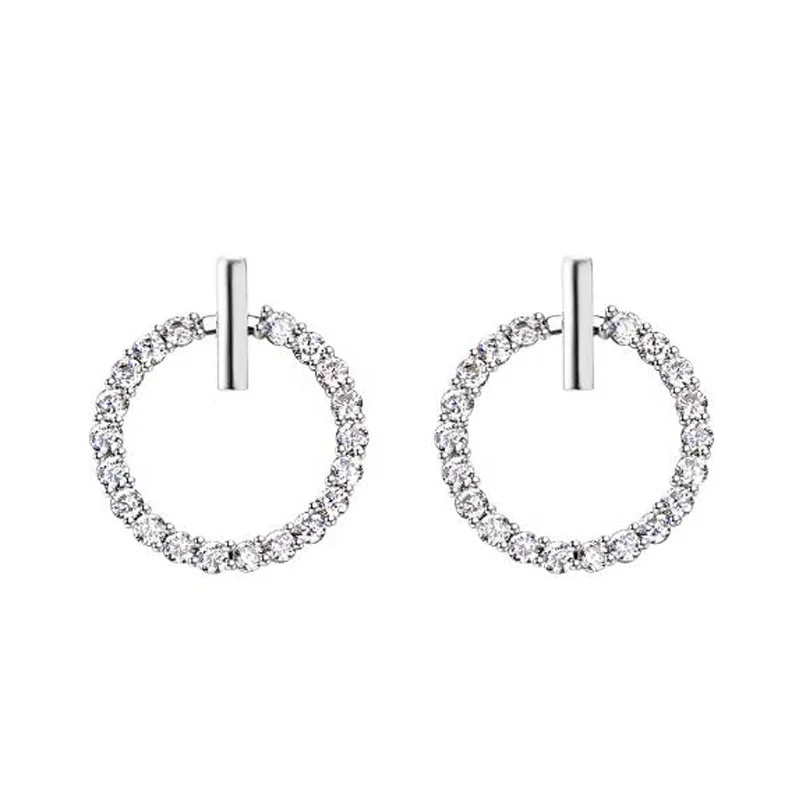 S925 Silver Super Flash Crystal Stud Earrings Exquisite Temperament Wild Rhinestone Earrings Jewelry For Women Gift
S925 Silver Super Flash Crystal Stud Earrings Exquisite Temperament Wild Rhinestone Earrings Jewelry For Women Gift