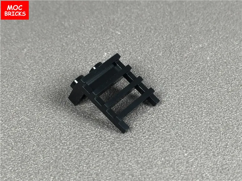 20 шт./лот Модифицированная Черная Пластина 1x2 с лестницей подходит 4175 обучающими