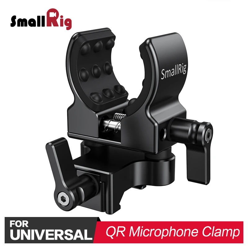 SmallRig Camera Clamp Quick Release Microphone Mount for Shot gun Microphone Holder (NATO Clamp) Adjustable BSM2351
SmallRig Camera Clamp Quick Release Microphone Mount for Shot gun Microphone Holder (NATO Clamp) Adjustable BSM2351