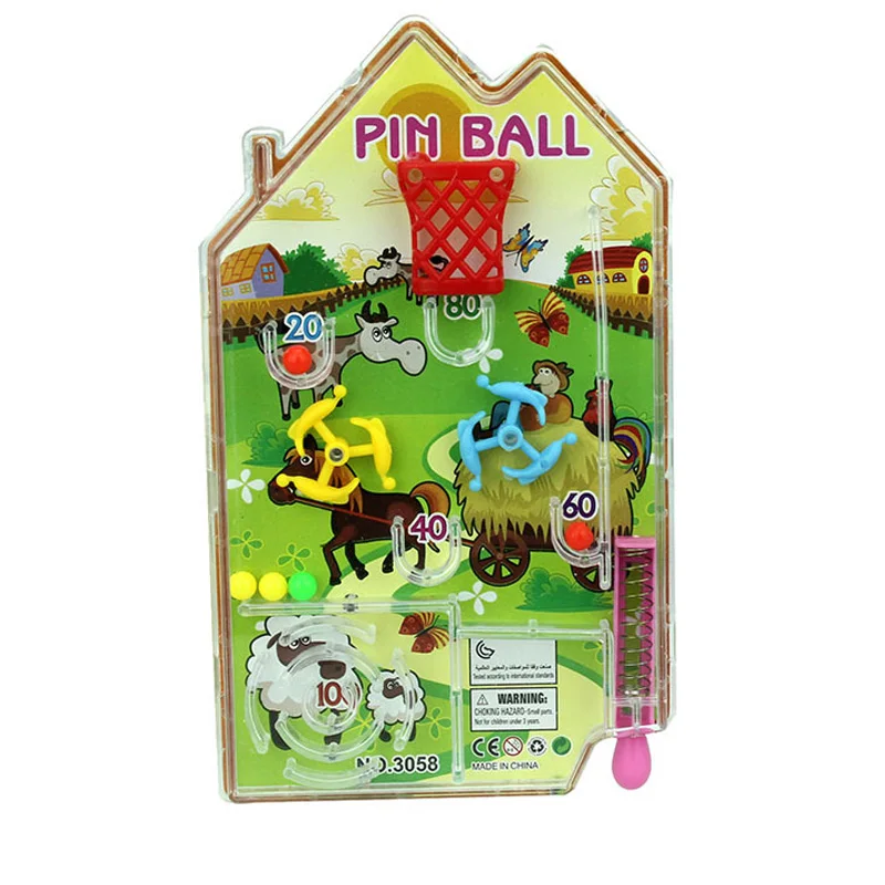 New Kawaii Mini Cartoon Maze House Pin Ball Pan Intelligence Pinball Fun Shooting Balls Games Educational Toys for Children
New Kawaii Mini Cartoon Maze House Pin Ball Pan Intelligence Pinball Fun Shooting Balls Games Educational Toys for Children