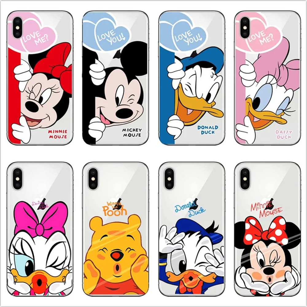 Funny Minnie Mickey Mouse Donald Daisy Duck Soft TPU Case for Coque iPhone 5 5 6 6 7 8 Plus S SE X XS XR MAX Silicone Protective
Funny Minnie Mickey Mouse Donald Daisy Duck Soft TPU Case for Coque iPhone 5 5 6 6 7 8 Plus S SE X XS XR MAX Silicone Protective