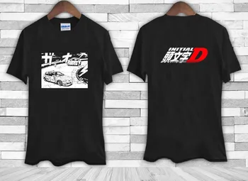 2019 Short Sleeve Plus Size Initial D Drift Racing Japan Anime Men'S Black Logo Men T-Shirts Double Side Hoodies
2019 Short Sleeve Plus Size Initial D Drift Racing Japan Anime Men'S Black Logo Men T-Shirts Double Side Hoodies