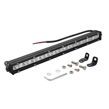 

DC 9-30V 14 Inch 36W LED Car Auto Strip Light Bar Single Row Off Road 1800LM 6000K White Light LED Lights for SUV/Motorcycles