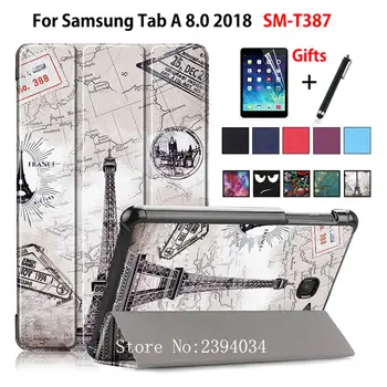 SM-T387 Case for Samsung Galaxy Tab A 8.0 T387 T387V 2018 8.0" Cover Funda Tablet PU Leather Folding Stand Shell +Stylus+film
SM-T387 Case for Samsung Galaxy Tab A 8.0 T387 T387V 2018 8.0" Cover Funda Tablet PU Leather Folding Stand Shell +Stylus+film