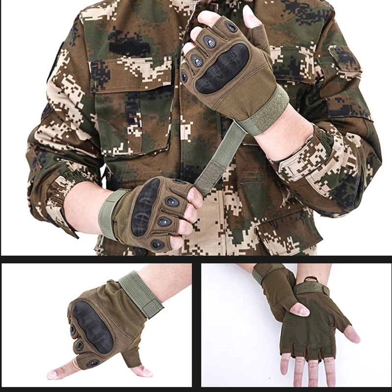 SJ-Maurie Tactical Gloves Hunting Anti-Slip Mitts Shooting Camo Men's Hunting Shooting Cycling Climbing Police Duty Fingerless
SJ-Maurie Tactical Gloves Hunting Anti-Slip Mitts Shooting Camo Men's Hunting Shooting Cycling Climbing Police Duty Fingerless