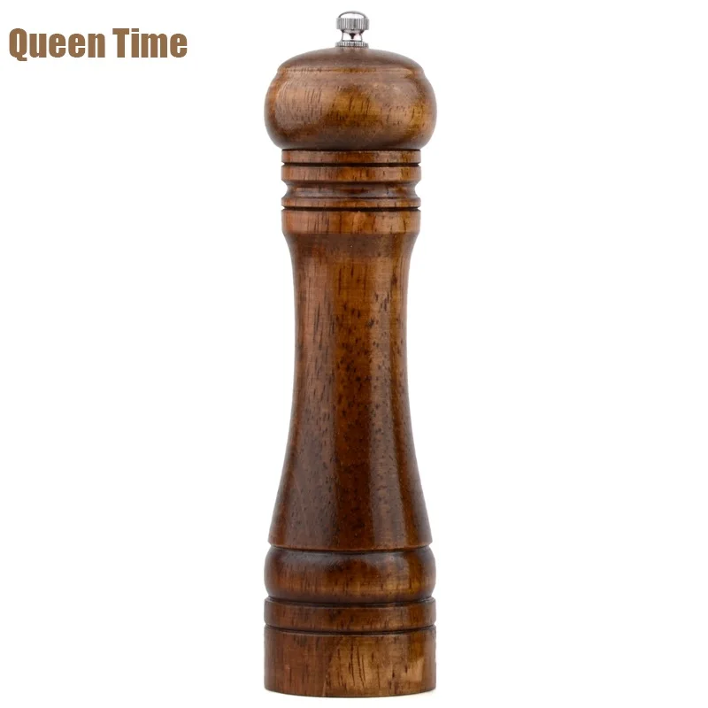 QueenTime Classical Oaken Salt Mills Manual Control Food Papper Mills Wooden Spice Grinders Spice Milling Machine Cooking Tools
QueenTime Classical Oaken Salt Mills Manual Control Food Papper Mills Wooden Spice Grinders Spice Milling Machine Cooking Tools