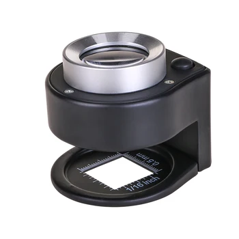 30X 3LED+3UV Lamp Metal Ruler Scale Magnifier Cloth Magnifier Textile Cloth Printing Grid Photo Magnifying Glass Loupe
30X 3LED+3UV Lamp Metal Ruler Scale Magnifier Cloth Magnifier Textile Cloth Printing Grid Photo Magnifying Glass Loupe