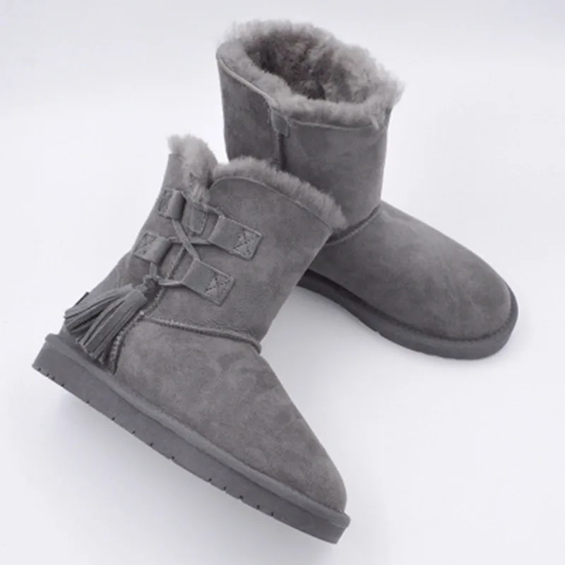 2018 Fashion Genuine Sheepskin Leather Snow Boots Natural Fur Winter Boots Women Warm 100% Wool Boots Women Boots
2018 Fashion Genuine Sheepskin Leather Snow Boots Natural Fur Winter Boots Women Warm 100% Wool Boots Women Boots