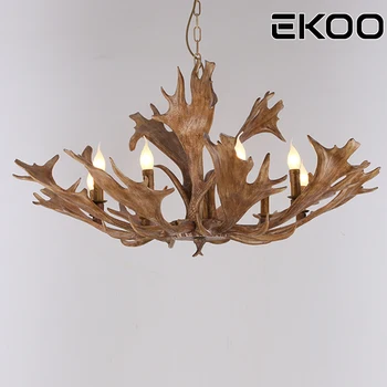 EKOO E12/E14 Resin Deer Antler Light American village Rustic Chandelier for Clothing store restaurant living room Home Light
EKOO E12/E14 Resin Deer Antler Light American village Rustic Chandelier for Clothing store restaurant living room Home Light