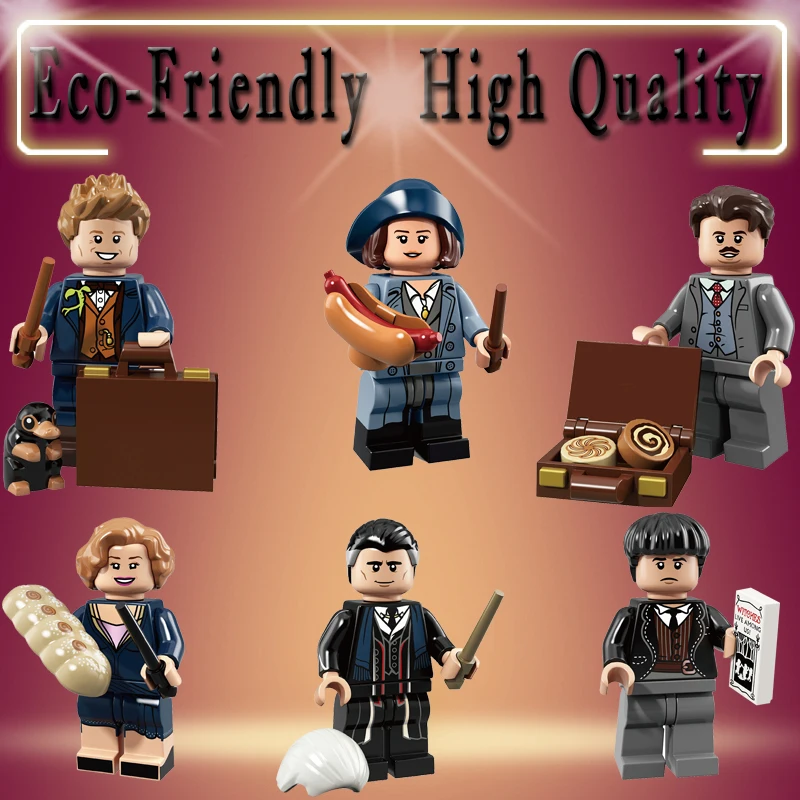 Fantastic Beasts Building Blocks The Crimes of Grindelwald Newt Tina Harry Series Potters Dobby Dumbledore Toys Legoe WM6042
Fantastic Beasts Building Blocks The Crimes of Grindelwald Newt Tina Harry Series Potters Dobby Dumbledore Toys Legoe WM6042
