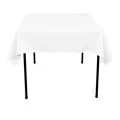 HK DHL Stain Feel 54 inch/140cm Polyester Square Tablecloth White for Wedding, 5/Pack
HK DHL Stain Feel 54 inch/140cm Polyester Square Tablecloth White for Wedding, 5/Pack