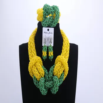 Dudo Store Wholesale African Beads Wedding Jewelry Sets Green mustard yellow Beads Nigerian Beaded Necklace Jewelry Full Set
Dudo Store Wholesale African Beads Wedding Jewelry Sets Green mustard yellow Beads Nigerian Beaded Necklace Jewelry Full Set