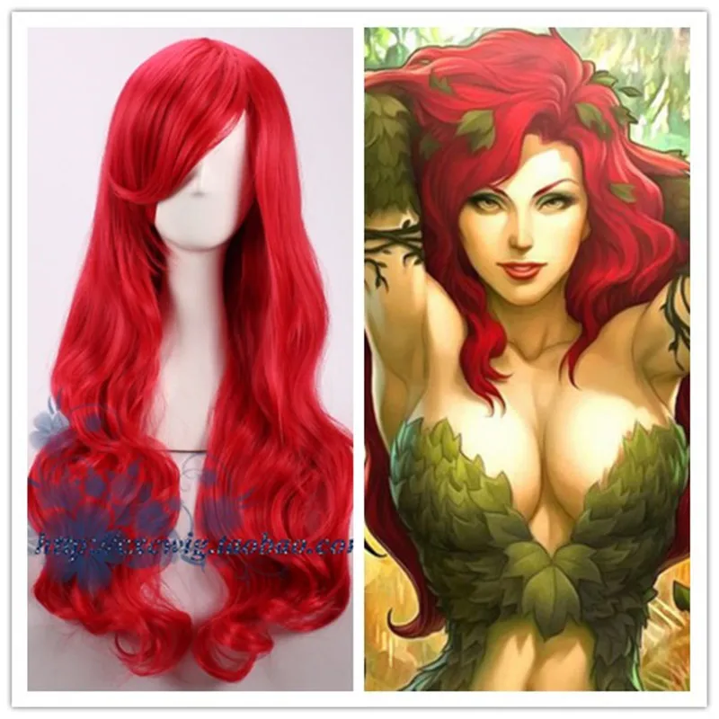 Movie Batman Poison Ivy Red wig Comic-con Pamela Lillian Isley Cosplay Red Hair costumes
Movie Batman Poison Ivy Red wig Comic-con Pamela Lillian Isley Cosplay Red Hair costumes