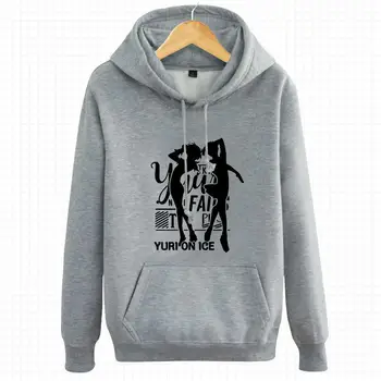 High-Q Unisex YURI!!! on ICE Hooded Hoodie Pullovers Yuri Katsuki Victor Nikiforov Hoodies Sweatshirts Coat Top
High-Q Unisex YURI!!! on ICE Hooded Hoodie Pullovers Yuri Katsuki Victor Nikiforov Hoodies Sweatshirts Coat Top