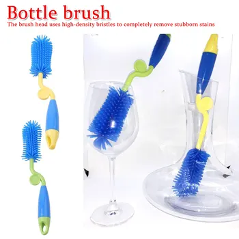 360° rotating handle Bottle Brush Silicon Baby Bottle Nipple Cleaning Cup Scrubber Washing Brushes
360° rotating handle Bottle Brush Silicon Baby Bottle Nipple Cleaning Cup Scrubber Washing Brushes