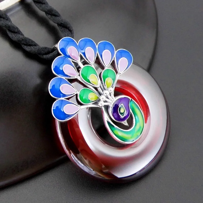 FNJ 925 Silver Peacock Pendant Round Red Zircon Stone S925 Original Thai Silver Pendants for Women Jewelry Making
FNJ 925 Silver Peacock Pendant Round Red Zircon Stone S925 Original Thai Silver Pendants for Women Jewelry Making
