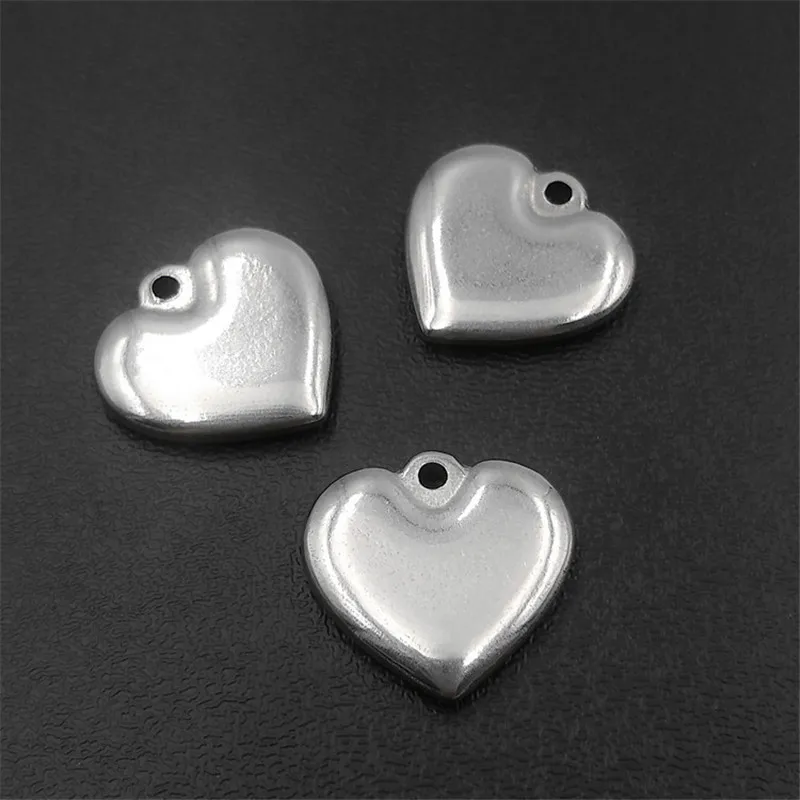 20pcs 15*16*2.8mm Stainless Steel Heart-shaped Pendants Solid Heart-shaped DIY Jewelry Accessories
20pcs 15*16*2.8mm Stainless Steel Heart-shaped Pendants Solid Heart-shaped DIY Jewelry Accessories