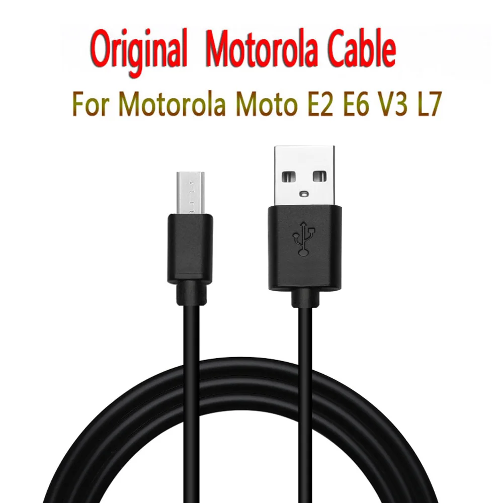 

1Pcs 2019 Original Fast Charger USB Cable For Motorola Moto E2 E6 V3 L7 X X+1 XT1085 XT1079 XT1570 XT1254 Data Wire Connector