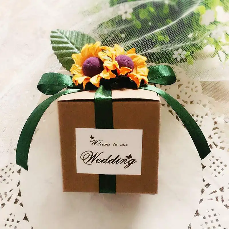Mori Kraft Paper Sunflower Candy Box Baby Shower Candy Box Decoration Wedding Favors Gift Sweet Birthday Bag Party Supplies
Mori Kraft Paper Sunflower Candy Box Baby Shower Candy Box Decoration Wedding Favors Gift Sweet Birthday Bag Party Supplies