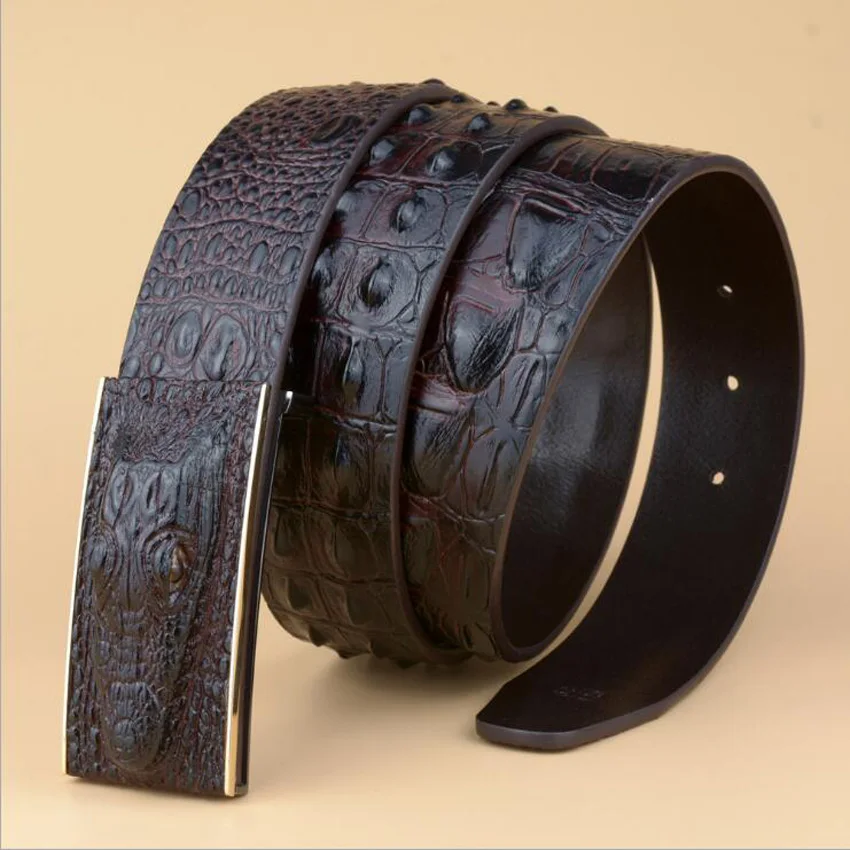 Crocodile Grain Men Genuine Leather Belt Alligator Belts Jeans Luxury Jeans Belts Black Coffee Brown Quality Guarantee ZLB119
Crocodile Grain Men Genuine Leather Belt Alligator Belts Jeans Luxury Jeans Belts Black Coffee Brown Quality Guarantee ZLB119