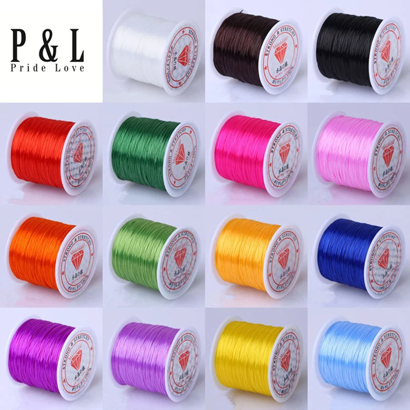 0.8mm 50M/Roll Crystal Cord Stretchy Thread Chinese Knot Plastic String Strap DIY Rope Beads Necklace Shamballa Bracelets Making
0.8mm 50M/Roll Crystal Cord Stretchy Thread Chinese Knot Plastic String Strap DIY Rope Beads Necklace Shamballa Bracelets Making