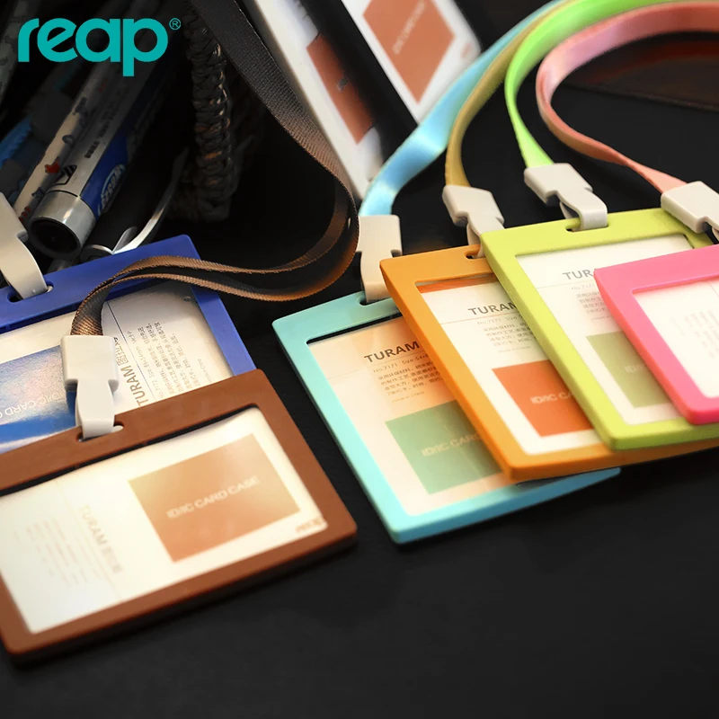 candy color ID card case Business Card Holder Employee Badge with 7647 lanyards company supplies(Standard size 86*54mm)
candy color ID card case Business Card Holder Employee Badge with 7647 lanyards company supplies(Standard size 86*54mm)