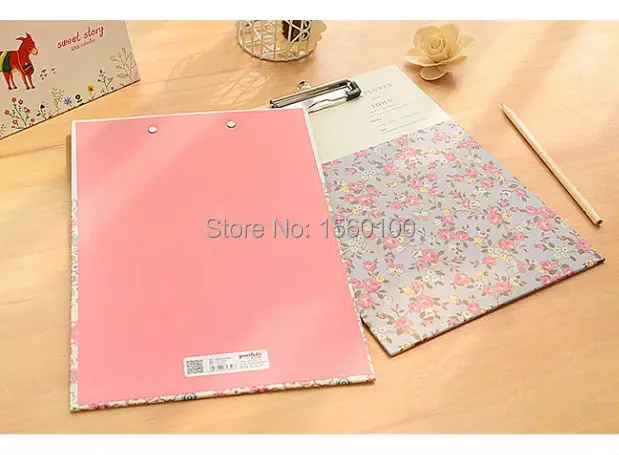 New fashion A4 paper clipboard portable file clipboard with hook Cute flower writing pad for gift office supplies/ stationery
New fashion A4 paper clipboard portable file clipboard with hook Cute flower writing pad for gift office supplies/ stationery