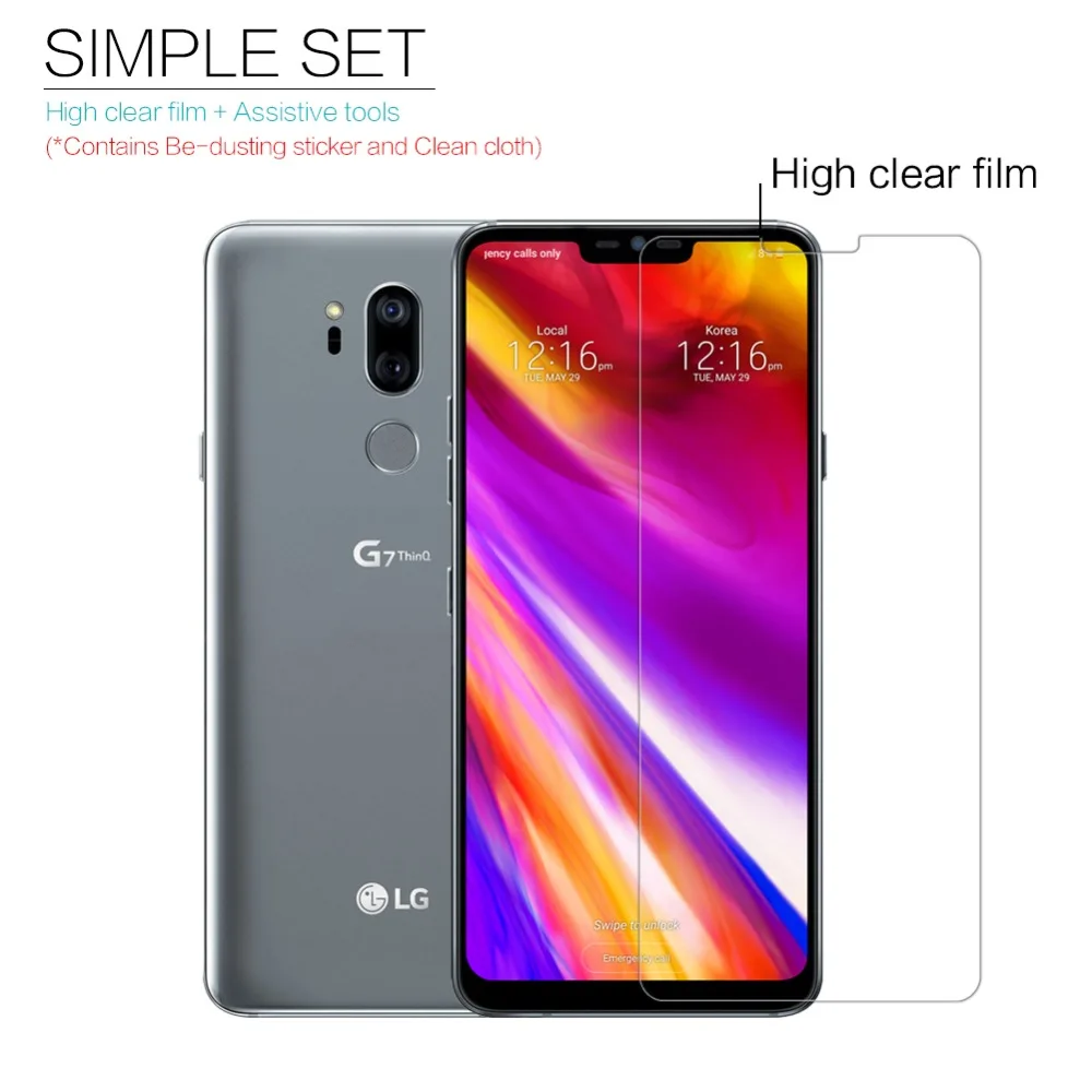 For LG G7 ThinQ Screen protector NILLKIN super clear lcd Protective Film & Matte Screen Protection for LG G7 ThinQ
For LG G7 ThinQ Screen protector NILLKIN super clear lcd Protective Film & Matte Screen Protection for LG G7 ThinQ