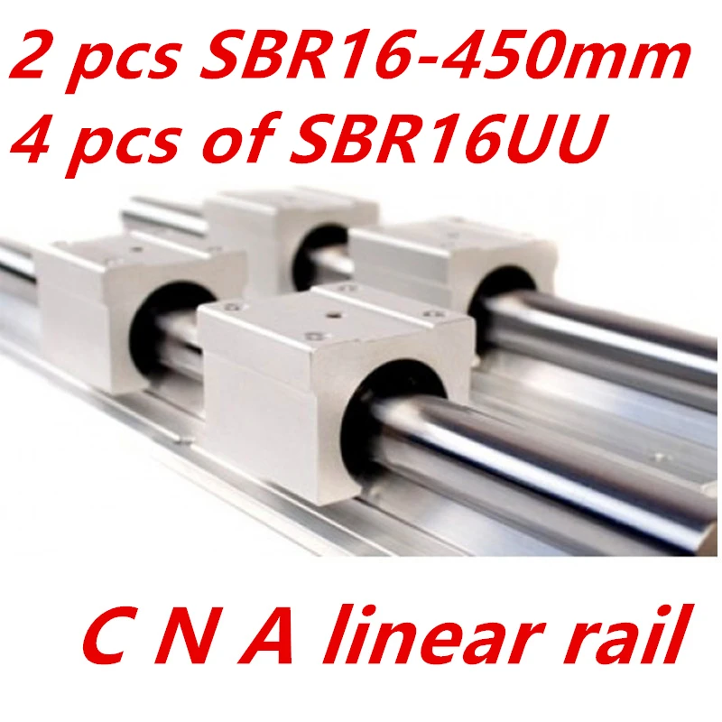 Новые линейные подшипники SBR16 L 450 мм 2 шт. + линейные подшипники SBR16UU 4 шт. (можно отрезать любую длину)
Новые линейные подшипники SBR16 L 450 мм 2 шт. + линейные подшипники SBR16UU 4 шт. (можно отрезать любую длину)