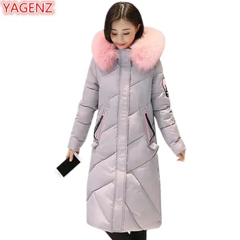 YAGENZ Parkas Mujer 2018 Winter Jacket Women Warm Down Cotton Jacket Hooded Fashion Female Long Coat White Fur Collar Tops 424
YAGENZ Parkas Mujer 2018 Winter Jacket Women Warm Down Cotton Jacket Hooded Fashion Female Long Coat White Fur Collar Tops 424