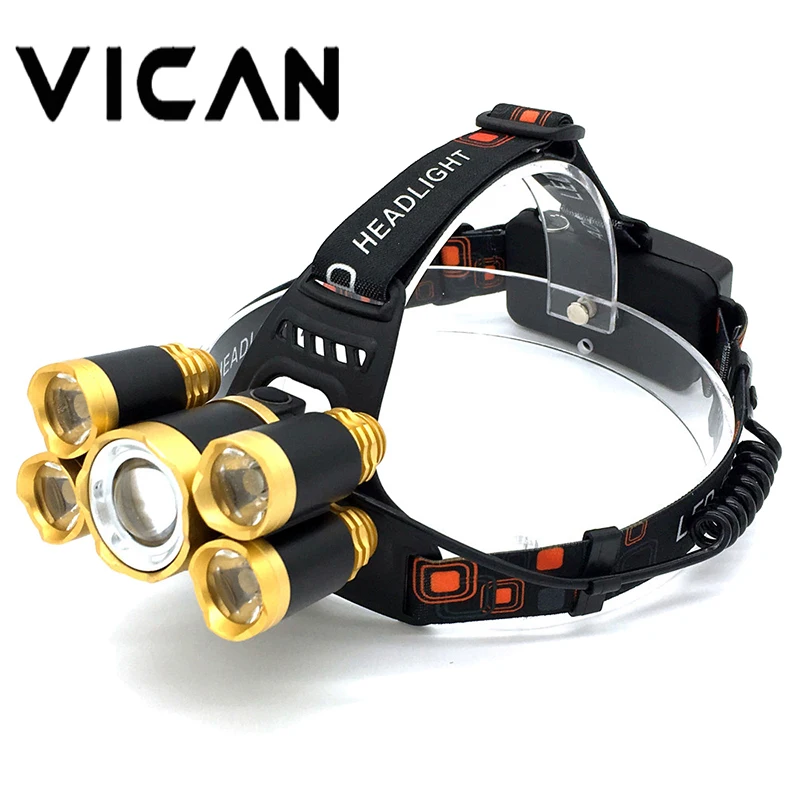 High power 5 led T6 Q5 headlamp head light torch Flashlight zoom rechargeable 18650 battery lampe frontal for camping hunting
High power 5 led T6 Q5 headlamp head light torch Flashlight zoom rechargeable 18650 battery lampe frontal for camping hunting