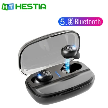 

6D Surround Stereo Wireless Bluetooth Earphone Sport Bass Headphone with 1500mah PowerBank Hifi Headphone Noise Reduction Earbud