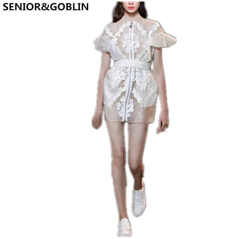 2018 New Arrival Summer Elegant Ladies Vintage Dress Sexy Slim Mini Organza Lace Dress
2018 New Arrival Summer Elegant Ladies Vintage Dress Sexy Slim Mini Organza Lace Dress