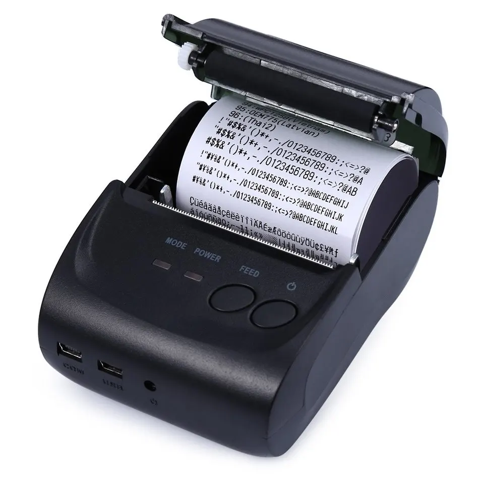 ZJiang ZJ-5802LD Mini Bluetooth Port Thermal Receipt Printer 58mm High Speed Clear Thermal Receipt Printer For Supermaket Hotel
ZJiang ZJ-5802LD Mini Bluetooth Port Thermal Receipt Printer 58mm High Speed Clear Thermal Receipt Printer For Supermaket Hotel