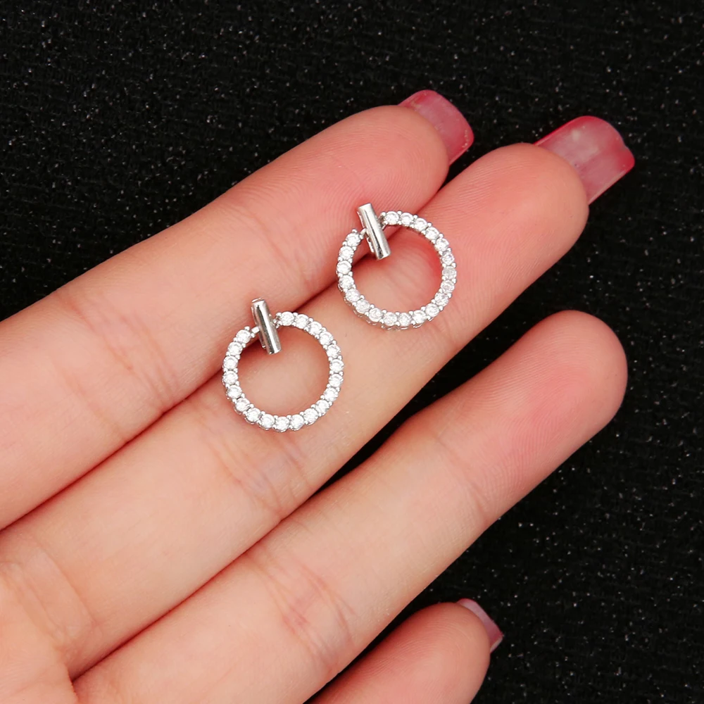 2019 Fashion S925 Silver Needle Small Crystal Round Stud Earrings Cute shiny Daliy Earrings Casual Stud Earrings Women Jewelry
2019 Fashion S925 Silver Needle Small Crystal Round Stud Earrings Cute shiny Daliy Earrings Casual Stud Earrings Women Jewelry
